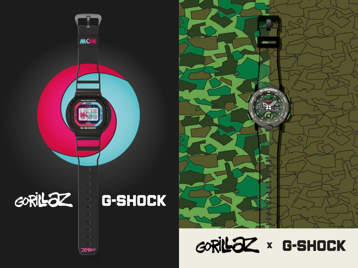 G-SHOCK × GORILLAZ コラボモデル 　ゴリラズ gshock_gorillaz_20190918_001.jpg