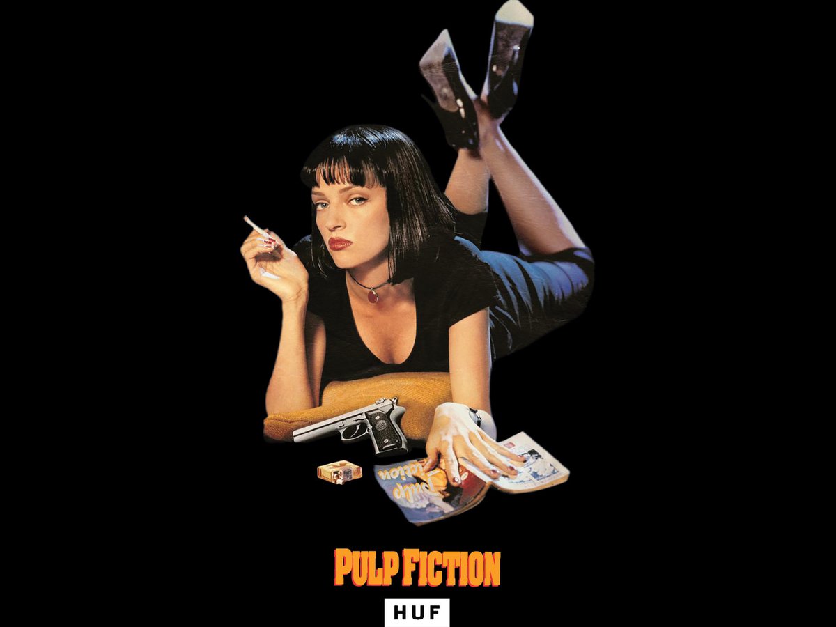 ハフが90年代のカルト的名作「パルプ・フィクション」とコラボ、劇中
