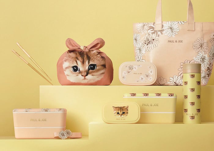 ポール＆ジョー」子猫と花柄をあしらったランチボックスや保冷バッグが登場