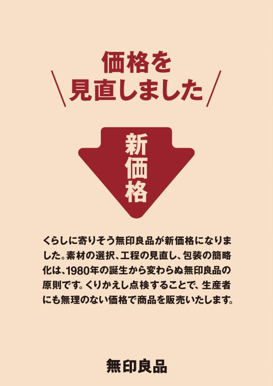 無印良品」20年春夏はファブリックや家電など約300品目を値下げ