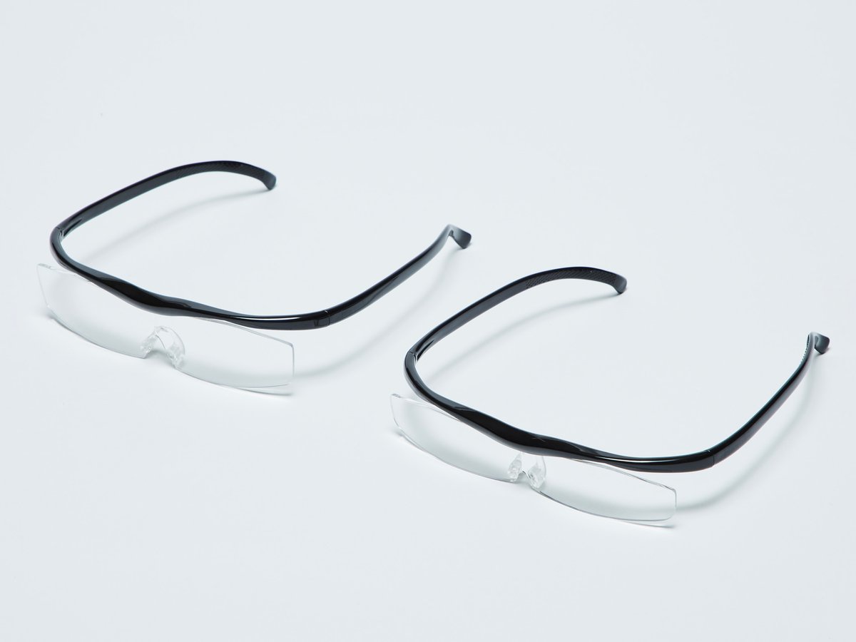 Hazuki UNITED ARROWS ハズキルーペ ハズキルーペ初の別注アイウェア、ブラックトーンで統一したモデルを