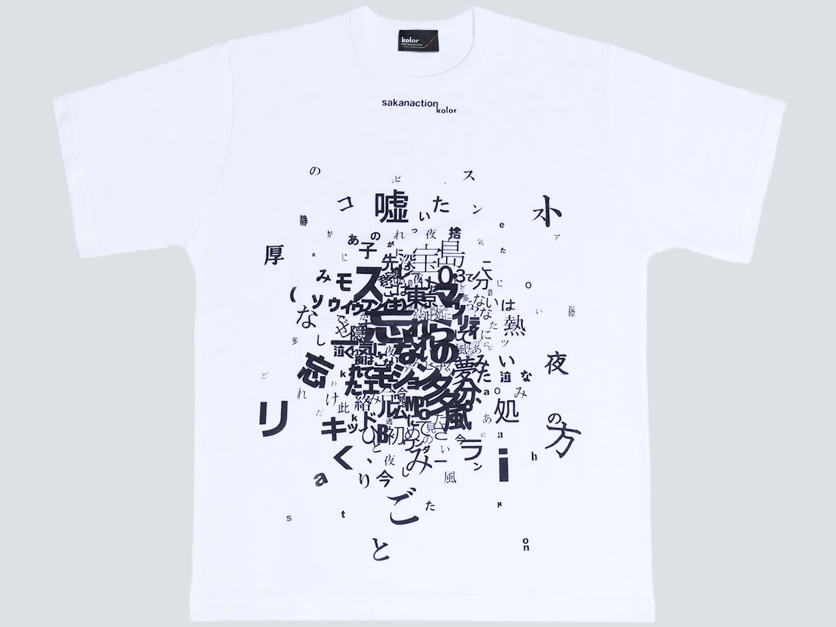 LIVE FISH / kolor Tシャツ黒サイズ2 サカナクション kolorsakanaction_20200526-003.jpg