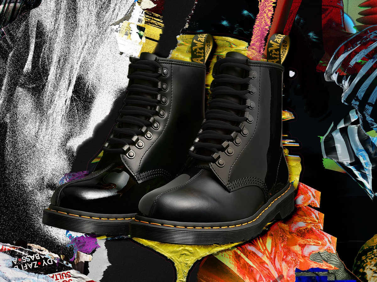 レア商品】pleasures×dr.martens ドクターマーチン-