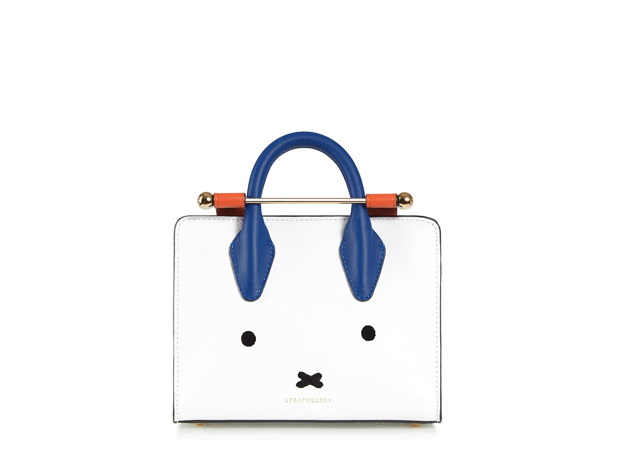 5日までの特別セール　未使用品　ストラスベリー　 ミッフィー ミニトートバッグ Miffy トートバッグ 「miffy/ミッフィー」 ミニトートバッグ