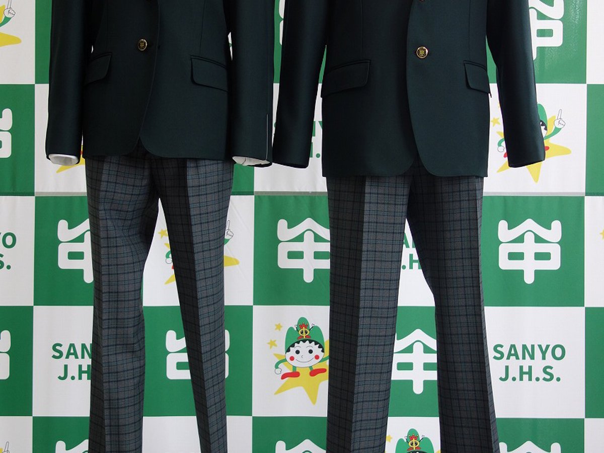 姫路の山陽中学校が男女共にスラックスを標準制服化、希望者はスカート