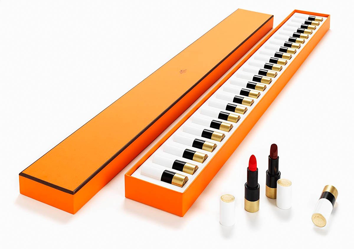 ピアノのように並べた24色の口紅セットが発売、ルージュ・エルメスの