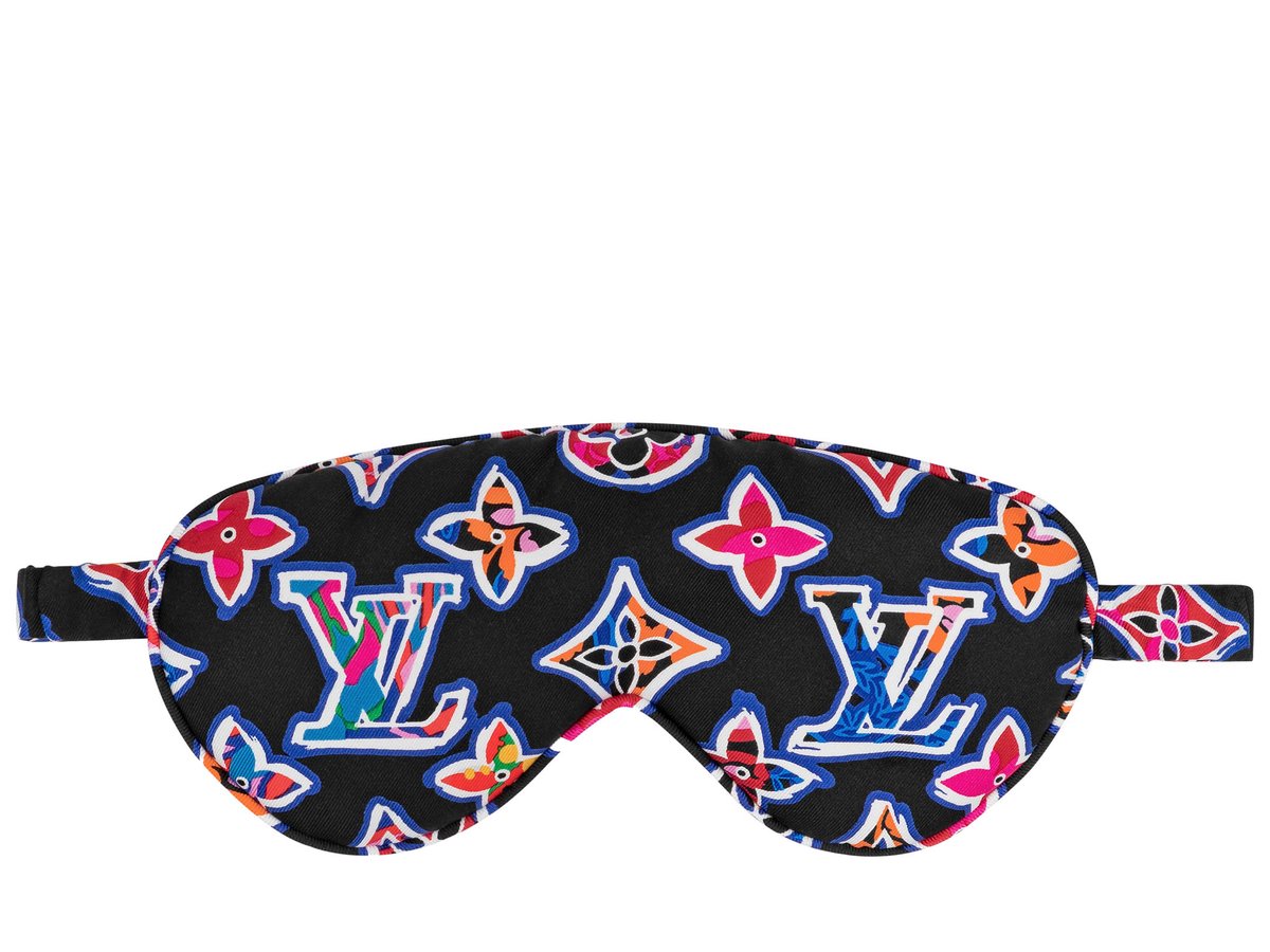 ルイヴィトン LOUIS VUITTON アイマスク ルイ・ヴィトンがシルクのアイマスク発売、再利用した素材を使用