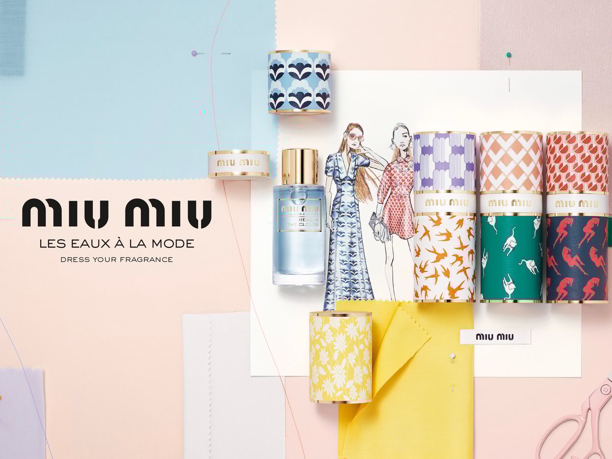 ミュウミュウ ガールの1日をイメージした新作フレグランス発売、ケース