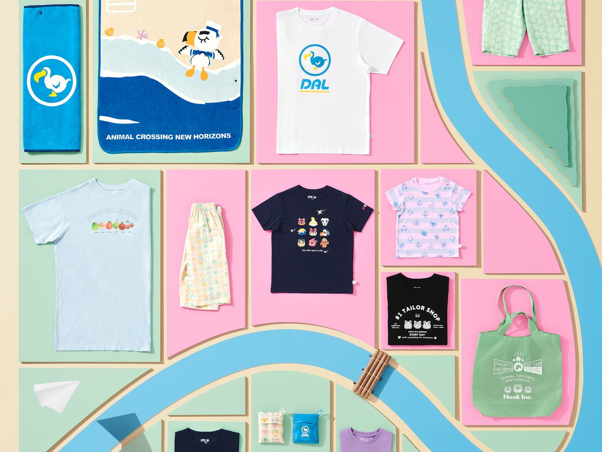 格安SALEスタート!の商品をすべて UTが「あつ森」コレクション発売、ゲーム内にUNIQLO島が登場 タオル・ハンカチ