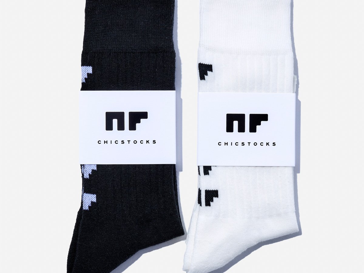 サカナクション　CHICSTOCKS × NF SOCKS SET Lサイズ x1-chicstocks-
