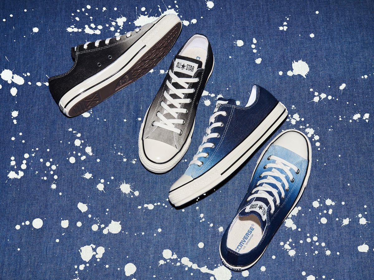 converse コンバース   ジャックパーセル  ブリーチデニム  ブラック