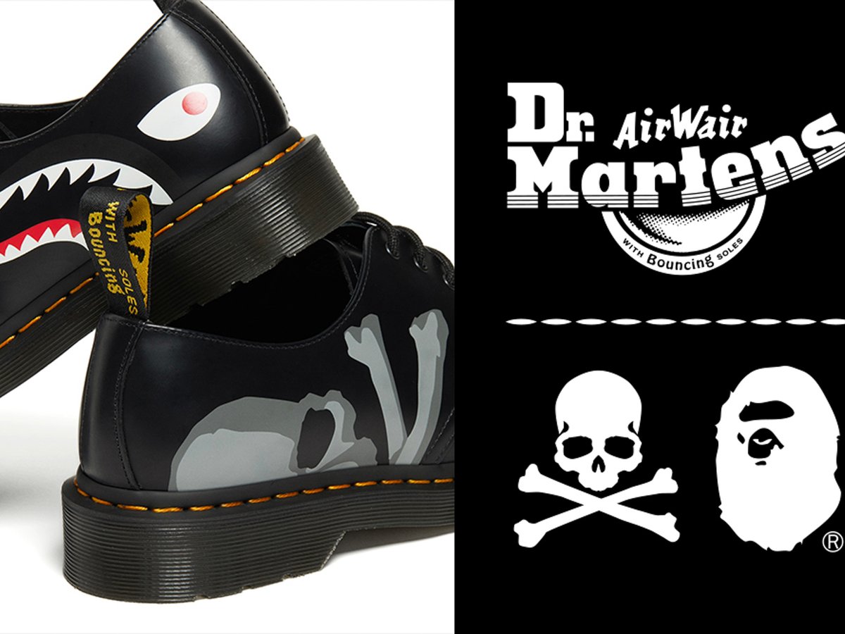 DR. MARTENS 1461 MASTERMIND BAPE 3ホール