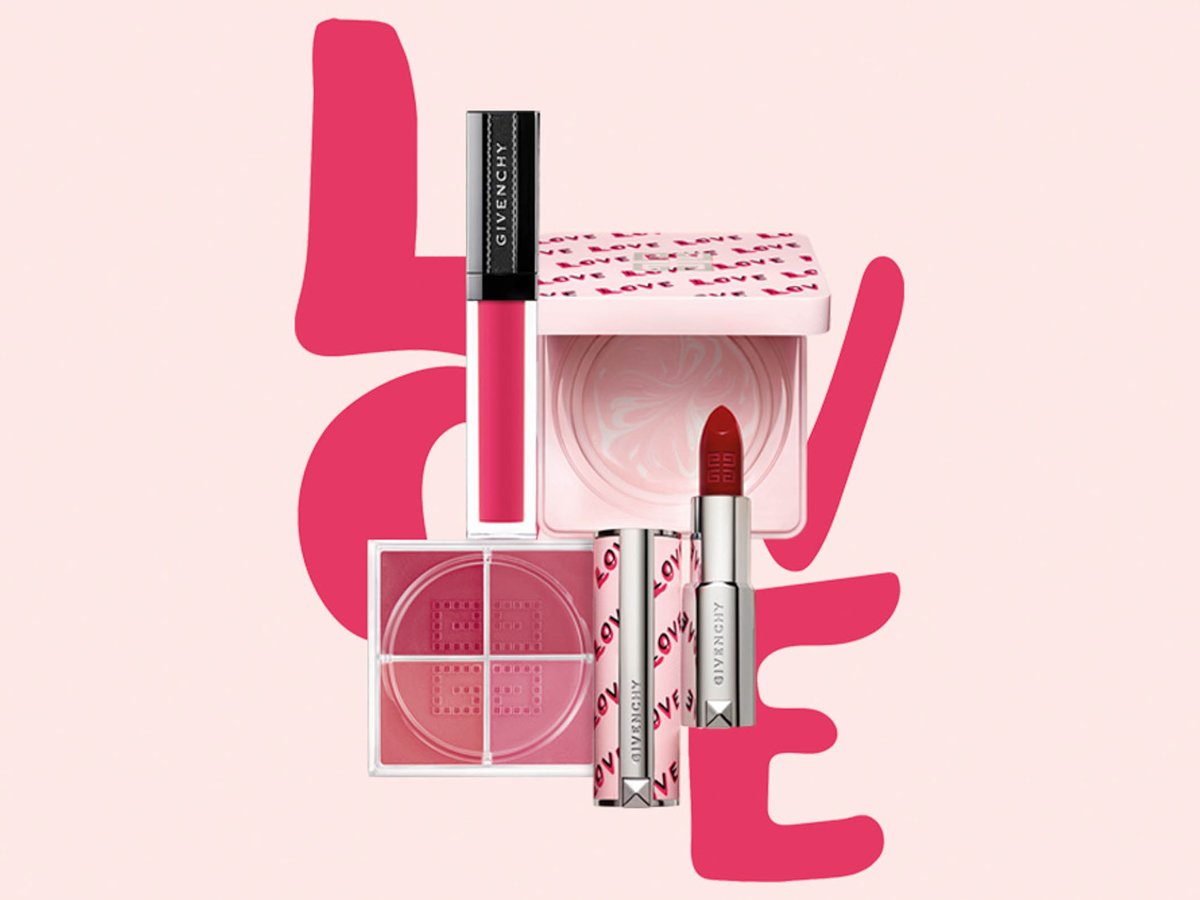 2021年秋コスメ】パルファム ジバンシイ：「LOVE」のロゴ入りパッケージをデザイン、4色入りチークの限定色も