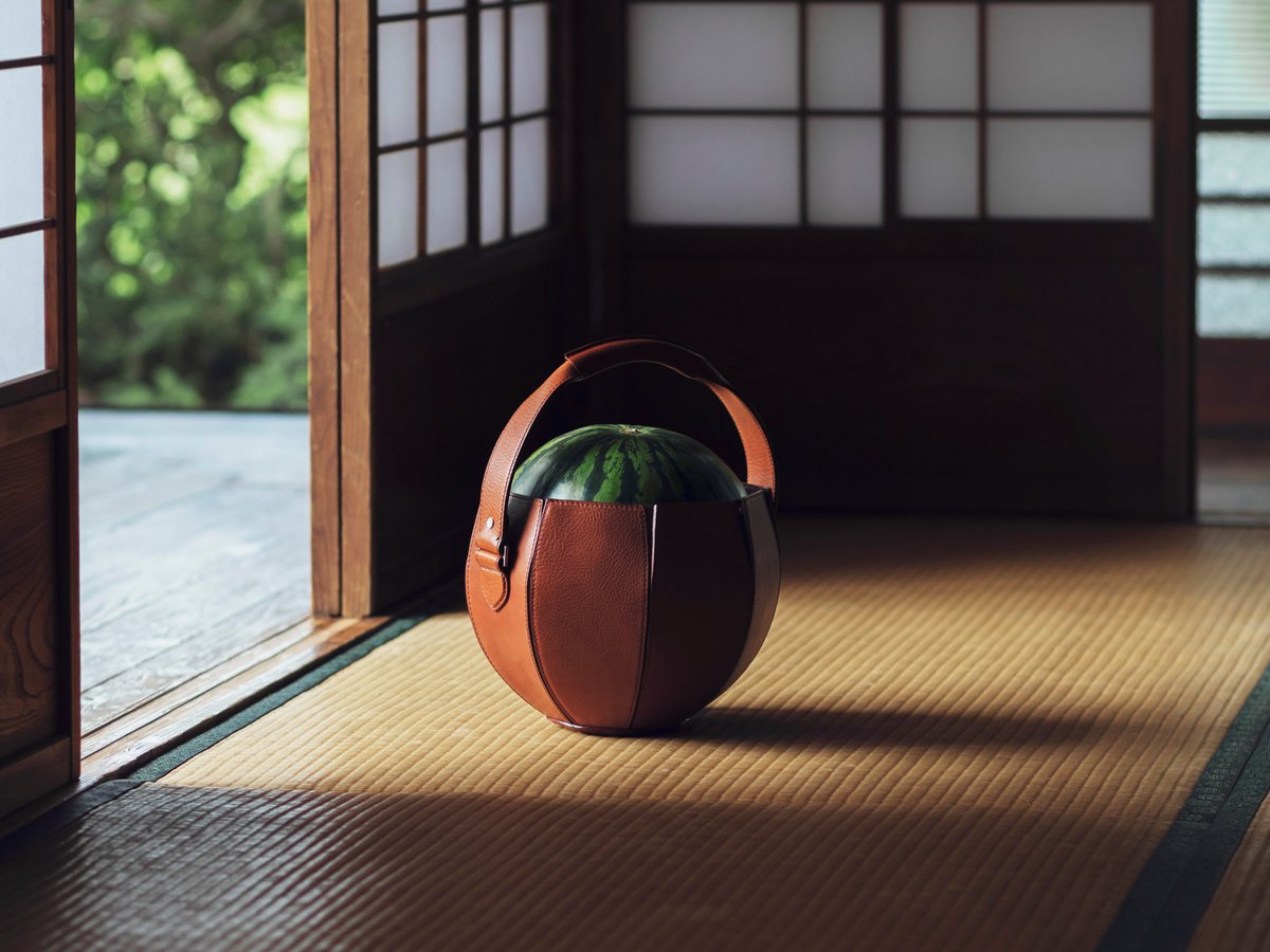 SNSで話題を集めたスイカを持ち運ぶための専用バッグが商品化、価格は