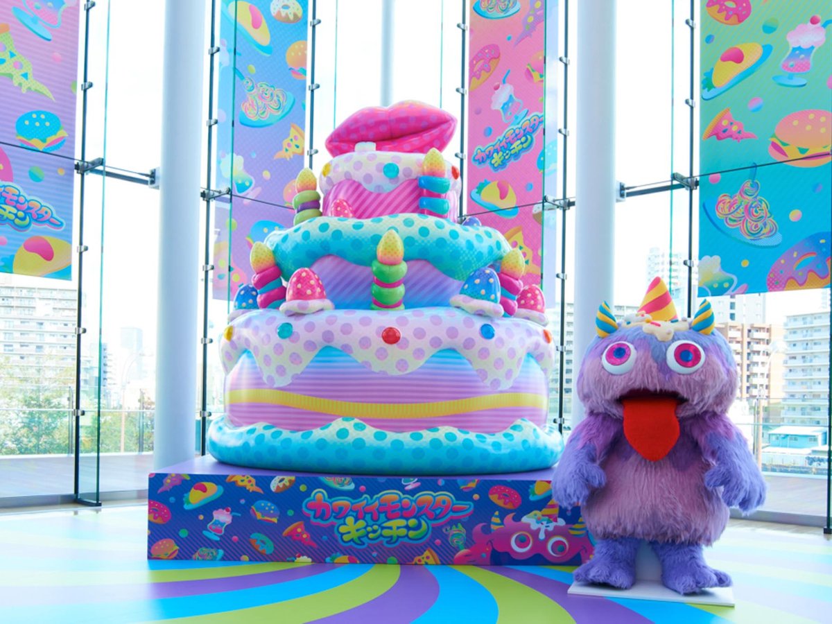 カワイイモンスターカフェ」が大阪初上陸、カラフルで楽しい食体験を提供