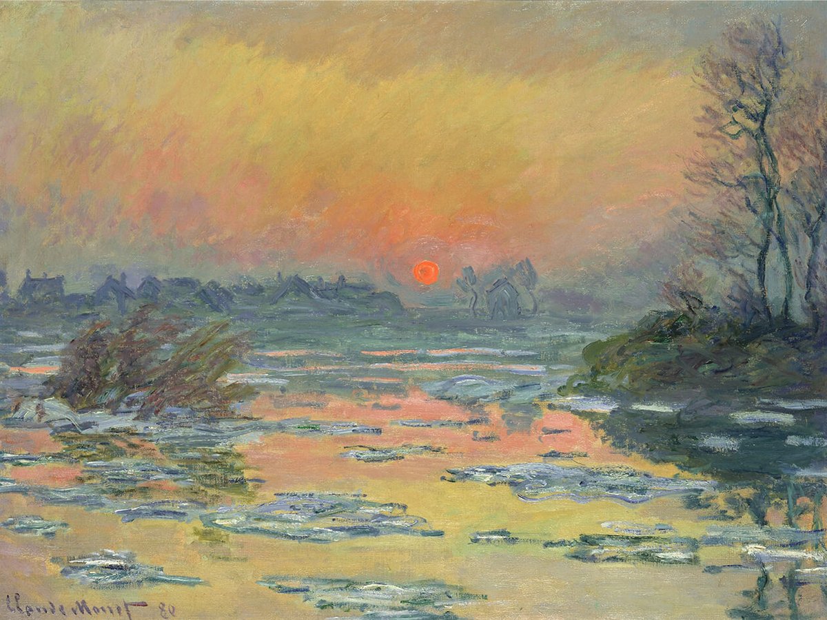 ポーラ美術館「モネ―光のなかに」展、夕暮れ時の照明で作品を