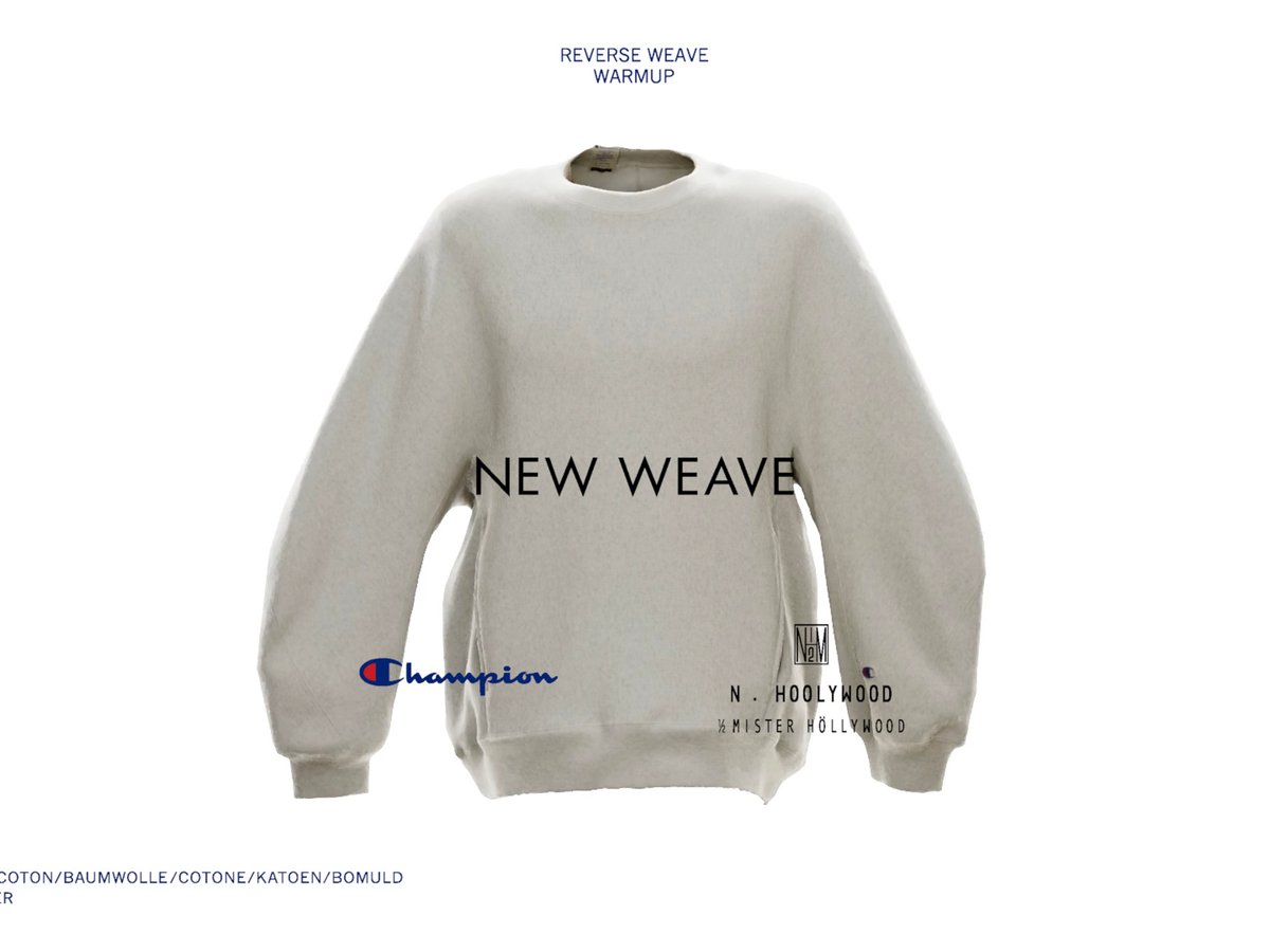 エヌハリウッド チャンピオン リバースウィーブ REVERSE WEAVE S