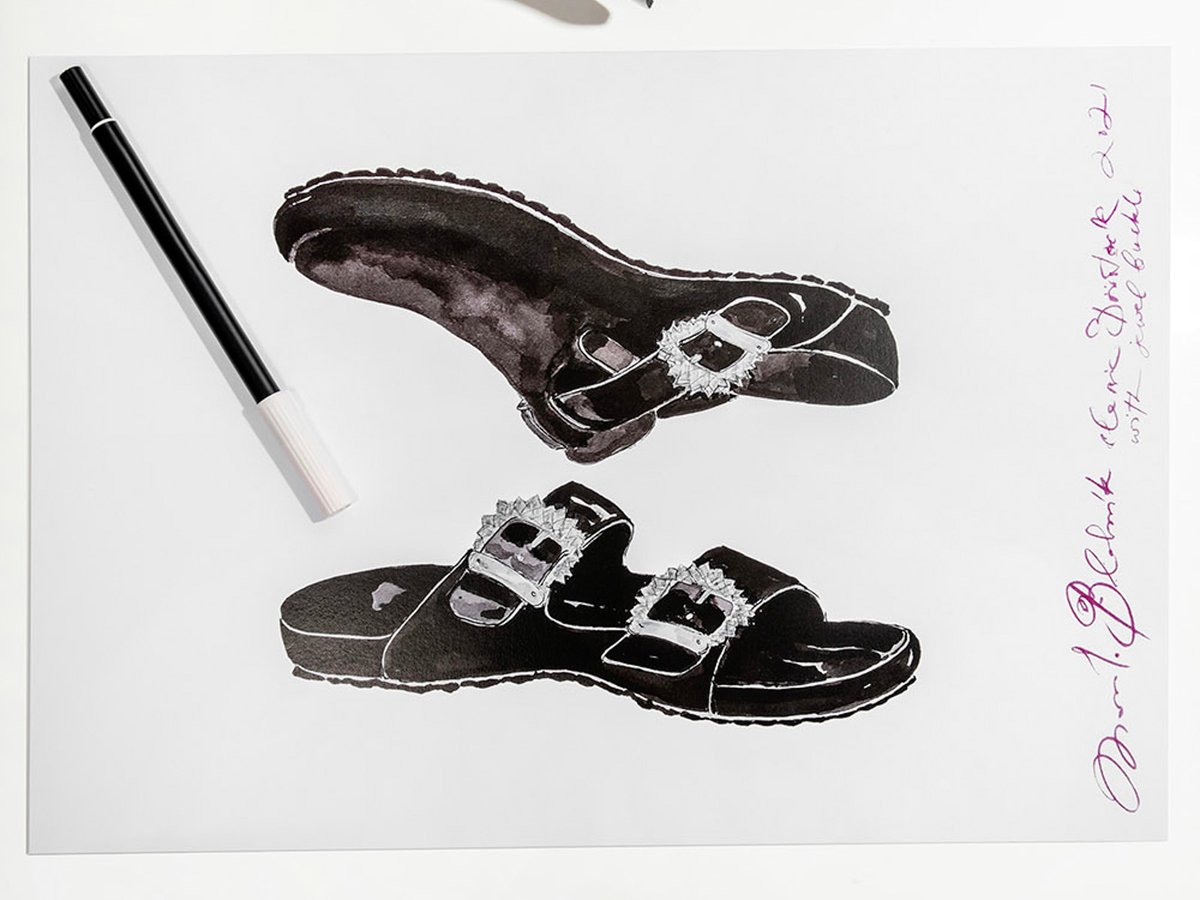 MANOLO BIRKENSTOCK マノロブラニクビルケン　　コラボサンダル ManoloBlahnik_for_Birkenstock_