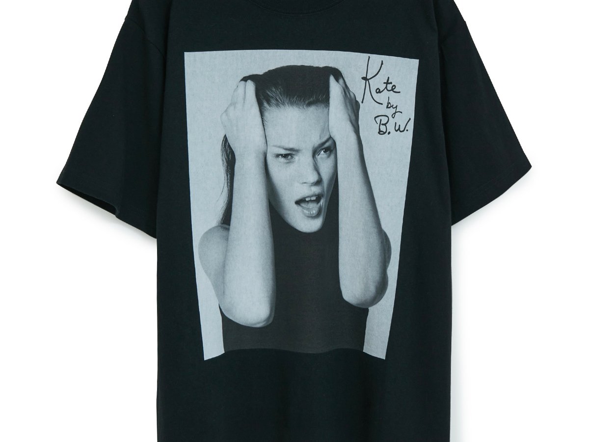 MILK WEBER Kate Moss Tシャツ ケイトモス　LサイズTシャツ/カットソー(半袖/袖なし)