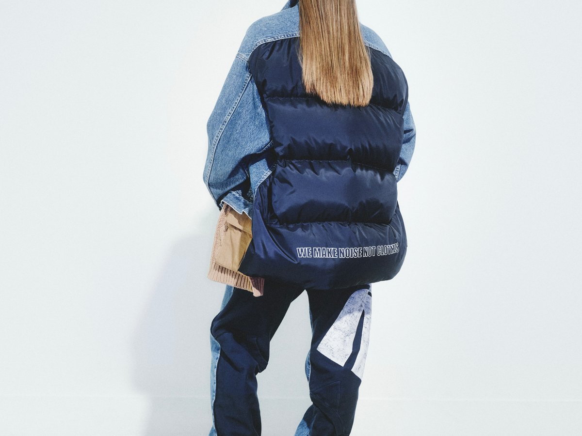 Levi's undercover リーバイス　コラボ　アンダーカバー UNDERCOVERとLevi' s®️がコラボ、ニットとダウンが融合した