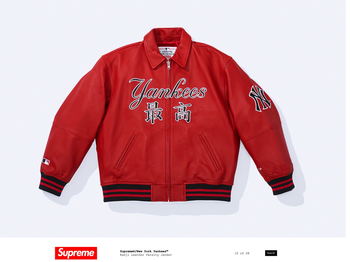 supremeヤンキース名作コラボ