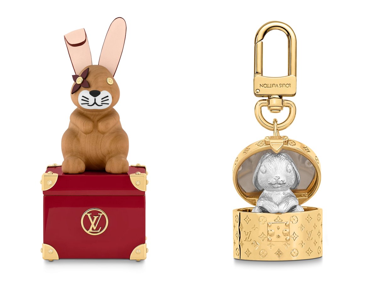 Louis Vuitton ルイヴィトン キーリング うさぎ チャーム ラビット 