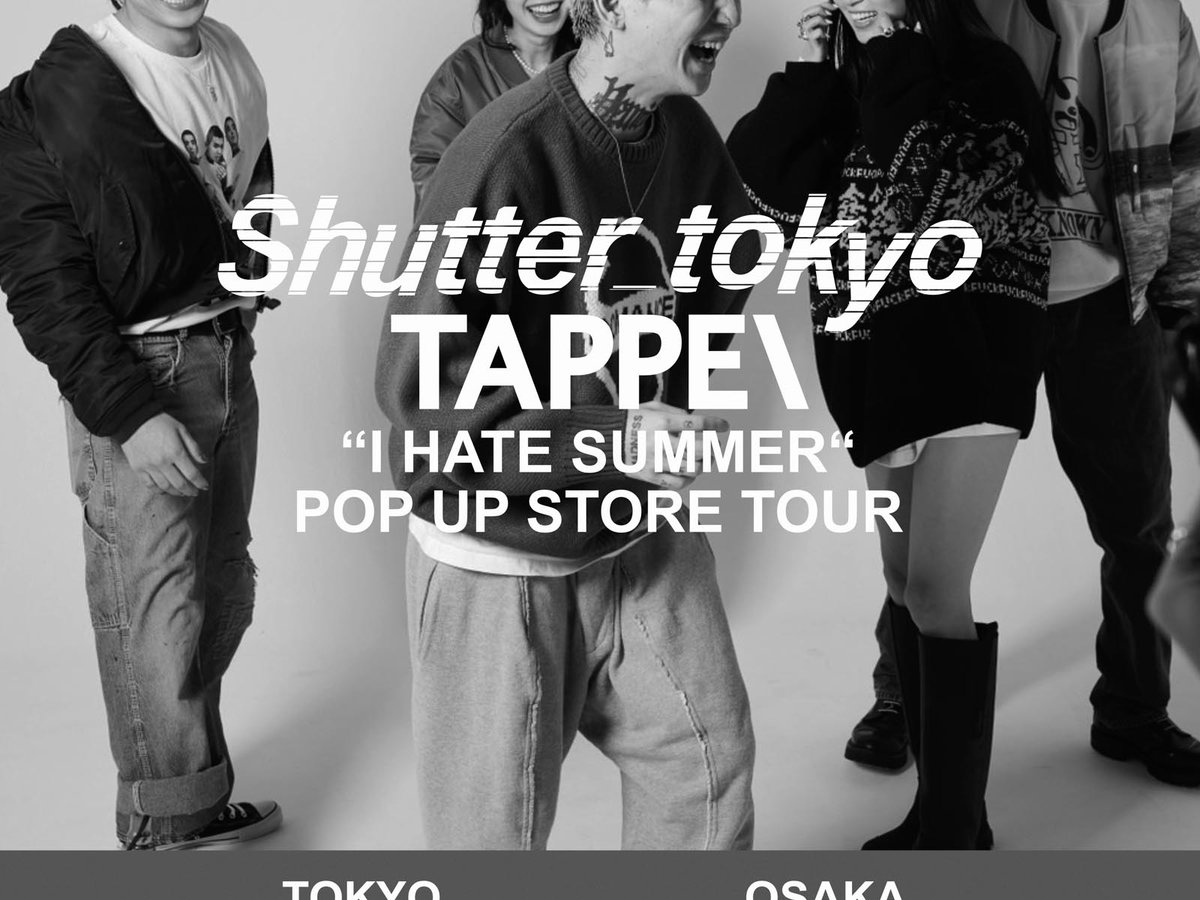 タトゥーアーティストTAPPEIとshutter_tokyoによるポップアップが2年ぶりに開催 3都市を巡回