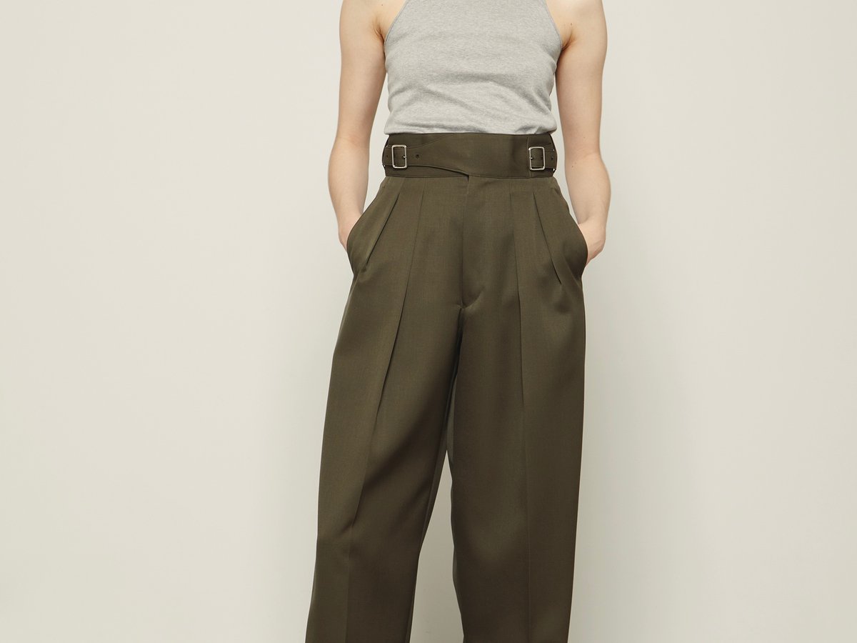 the reracsグルカパンツ　2021AW リラクス 38 ウール the reracsグルカパンツ 2021AW リラクス 38 ウール