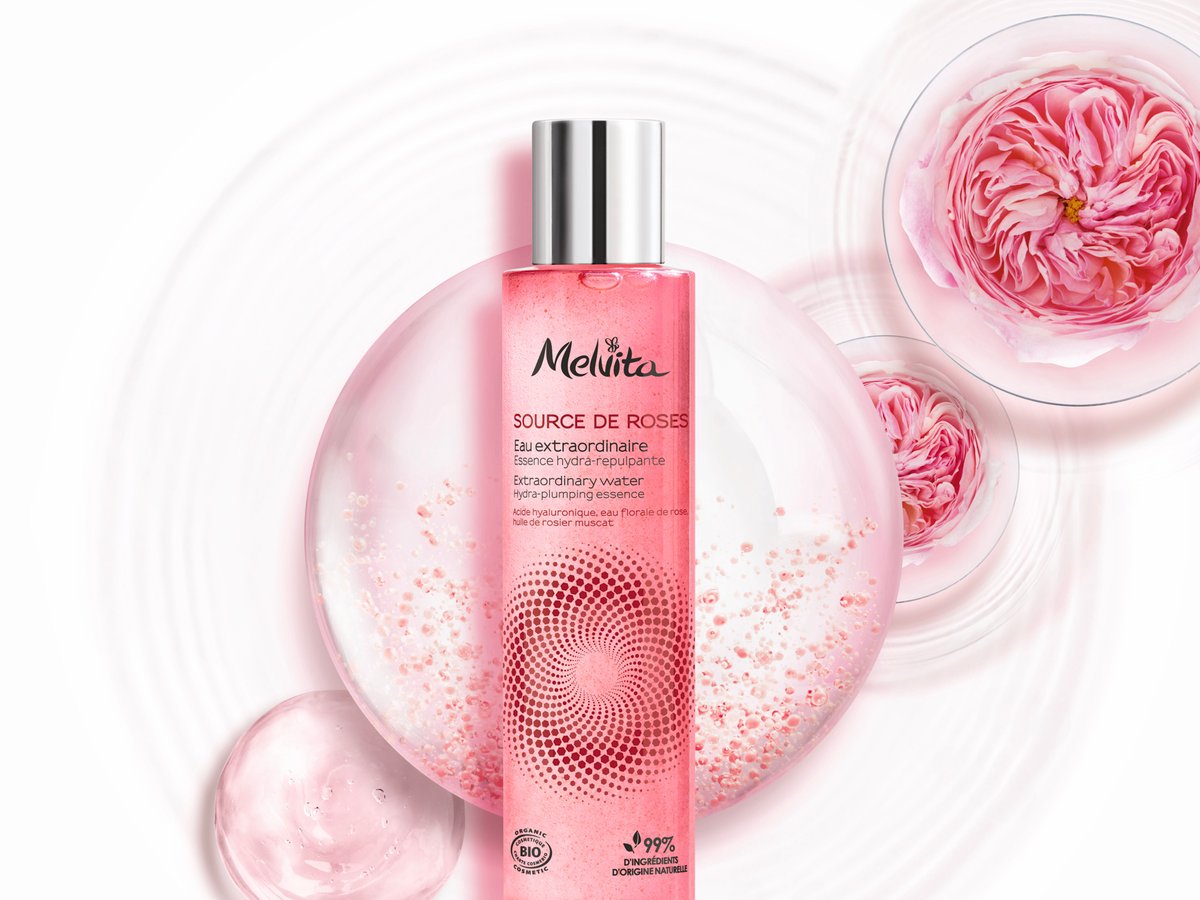 「メルヴィータ」が保湿化粧水を発売 ローズの香りととろける 