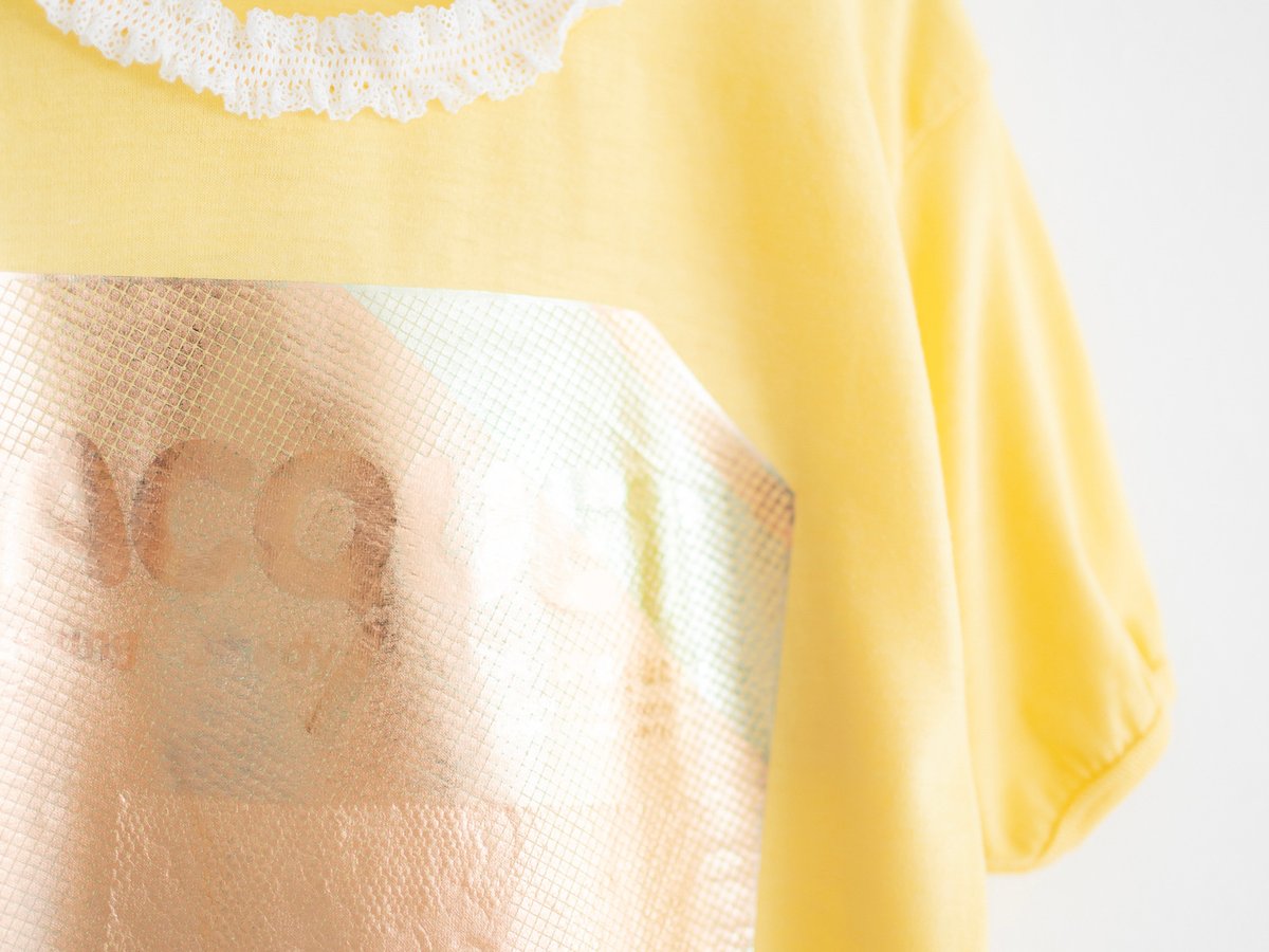 yuki fujisawaユキフジサワ○1点物レース泊ヴィンテージ Tシャツ