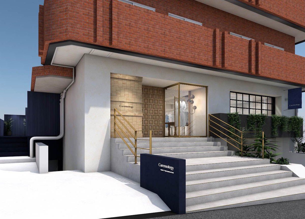 ブランド初のカフェを併設、カレンソロジーが青山の旗艦店を