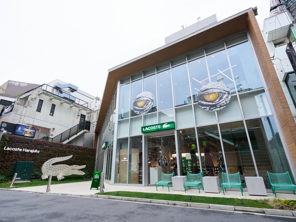 原宿とフランスの文化を融合、ラコステの新店舗「Lacoste Harajuku」で 