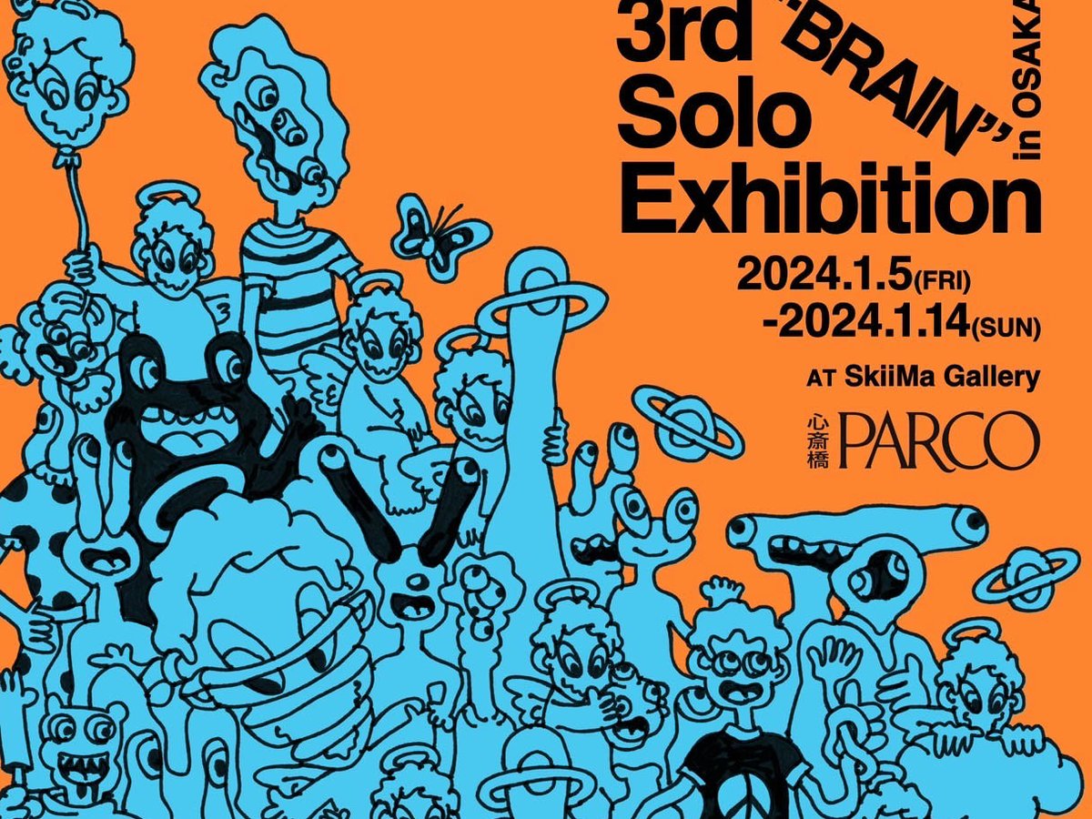 tappei ポスター TAPPEIが3度目の個展を心斎橋パルコで開催、新作40点と限定グッズを販売