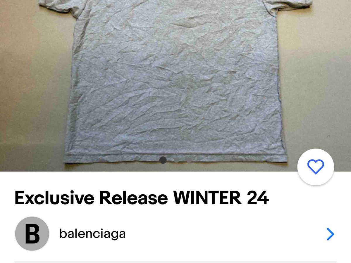 【BALENCIAGA】EBAY Tシャツ オーバーサイズ balenciaga-ebay-240305-001-