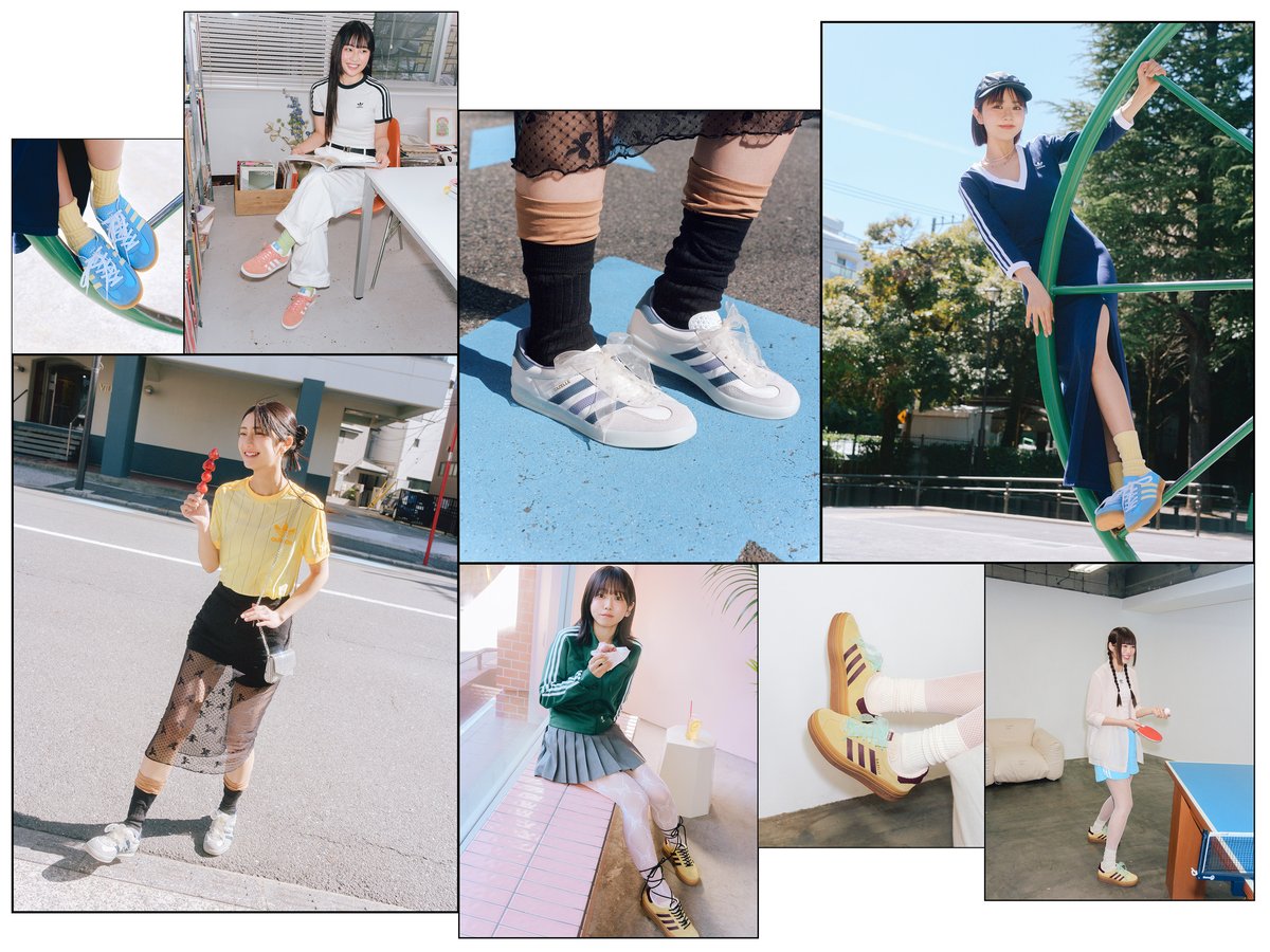 Z世代ガールが着こなす アディダス オリジナルス「ガゼル」が主役のスポーティー＆ガーリースタイル