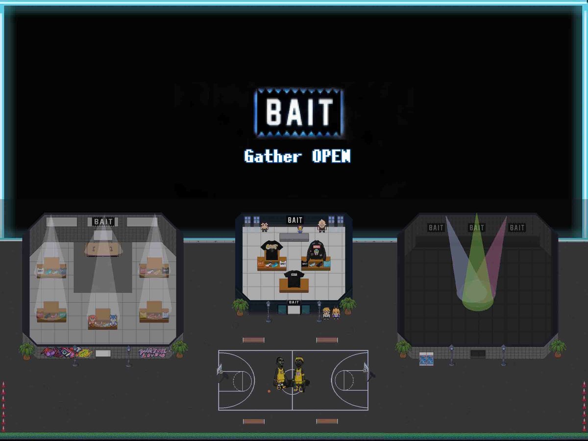 ベイトが2Dメタバースサービス「Gather」内にショップをオープン