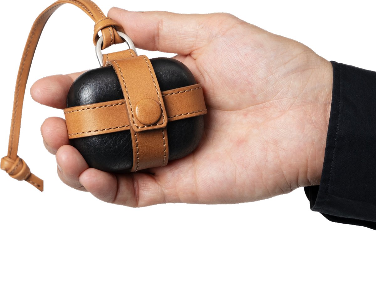 土屋鞄 TSUCHIYA KABAN AirPods Pro2 ケース ブラック tsuchiyakaban-airpods-1-