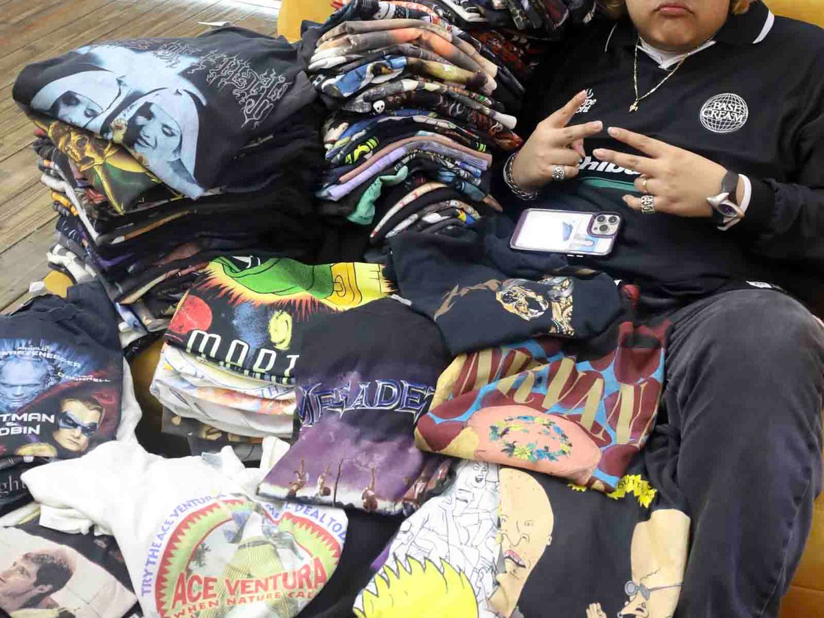   原宿オープン　限定Tシャツ 300点以上のヴィンテージTシャツをラインナップ、ヌビアン原宿で