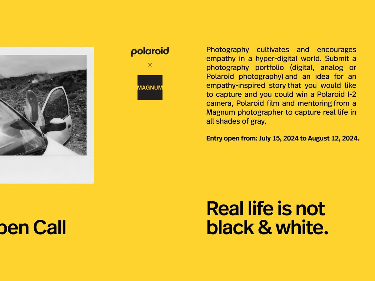ポラロイドとマグナム・フォトがタッグ、次世代の写真家を発掘へ