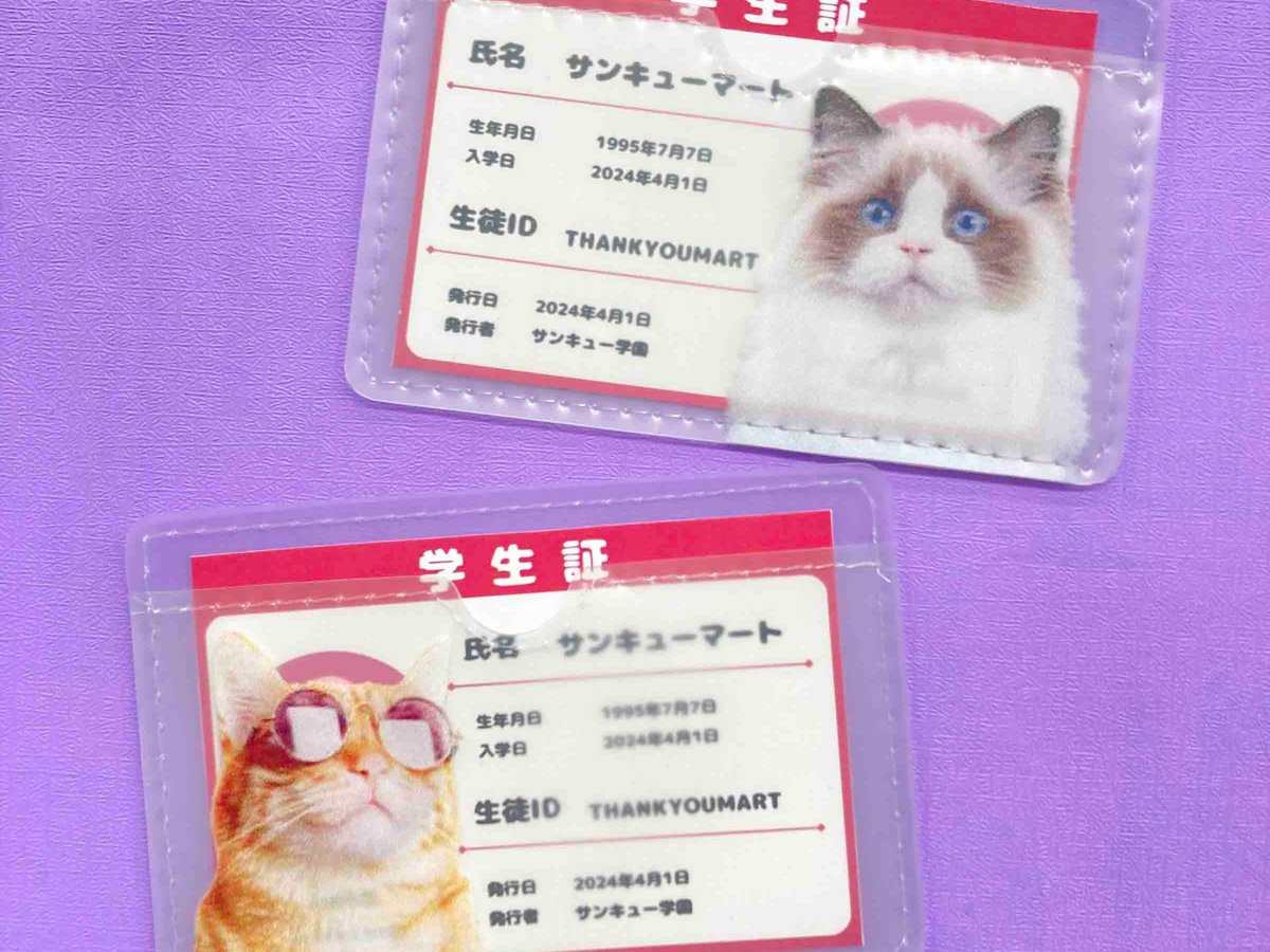 サンキューマート」顔を隠せる学生証ケースを発売 大学生の声を反映