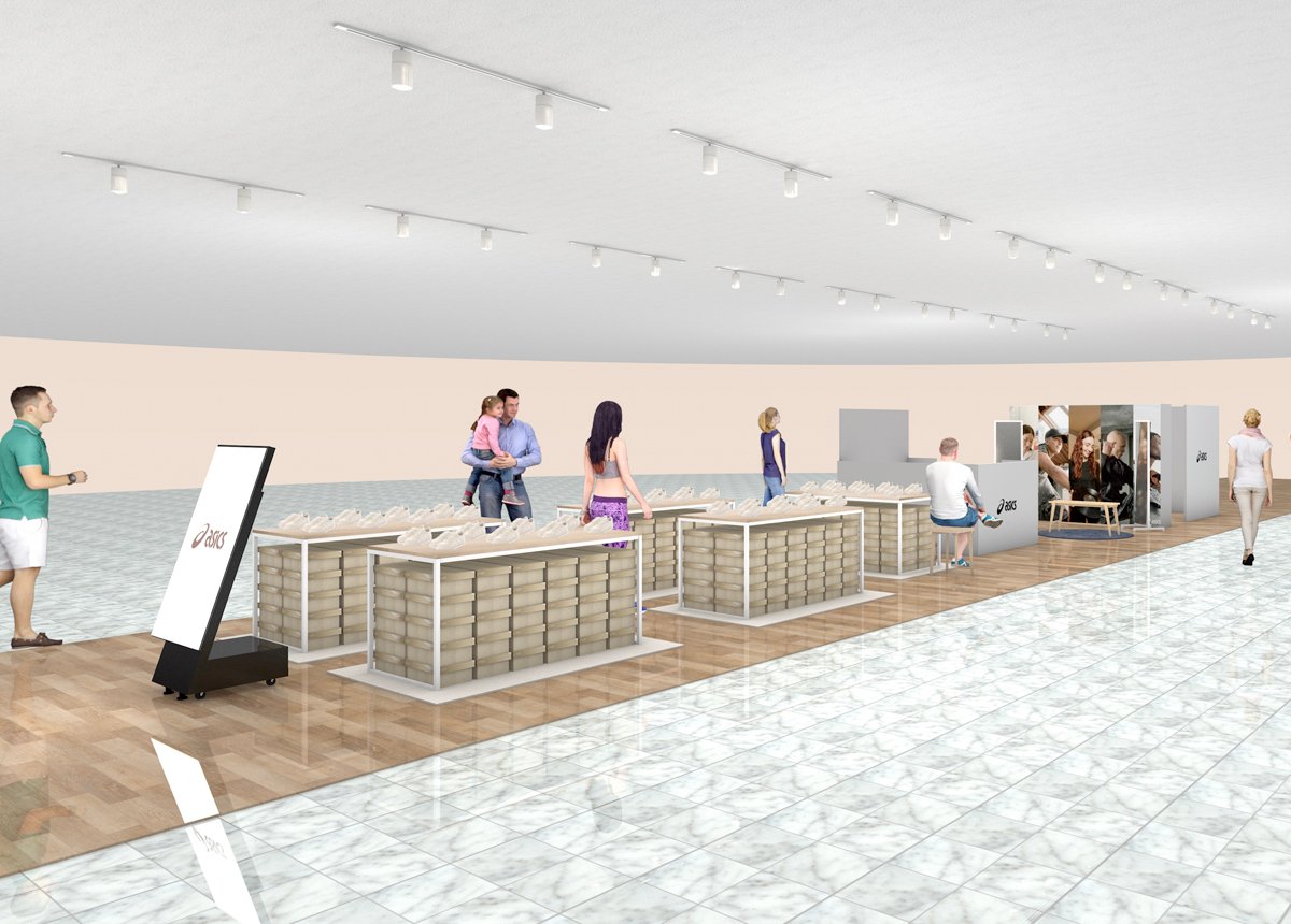 アシックス スポーツスタイルが福岡にポップアップ初出店