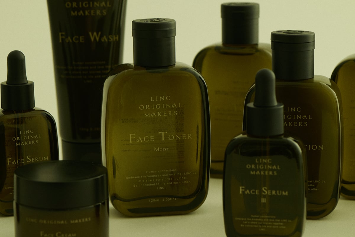 LINC ORIGINAL MAKERS スキンケアセット リンクオリジナルメーカーズ」初のスキンケアラインが誕生 来月
