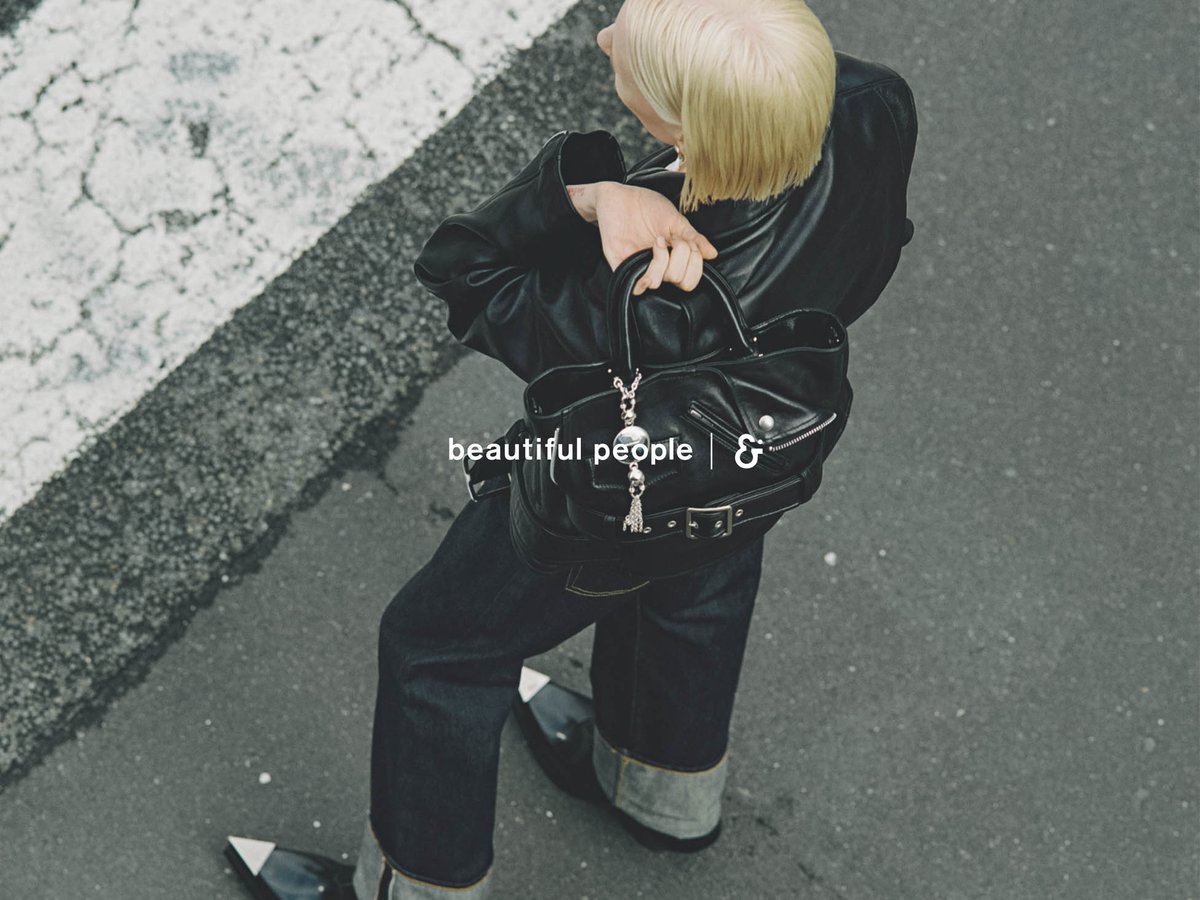 beautiful people × h'eres tote bag beautiful people × h'eres tote bag（new tote bags are now up