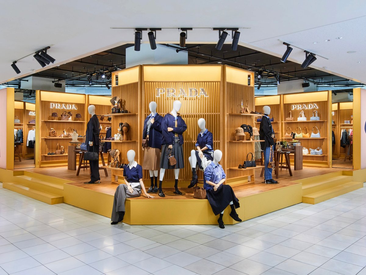 PRADAプラダ新宿伊勢丹店購入ブラウン系ゴールドポイントサングラス箱付最終価格 PRADAプラダ新宿伊勢丹店購入ブラウン系ゴールドポイント