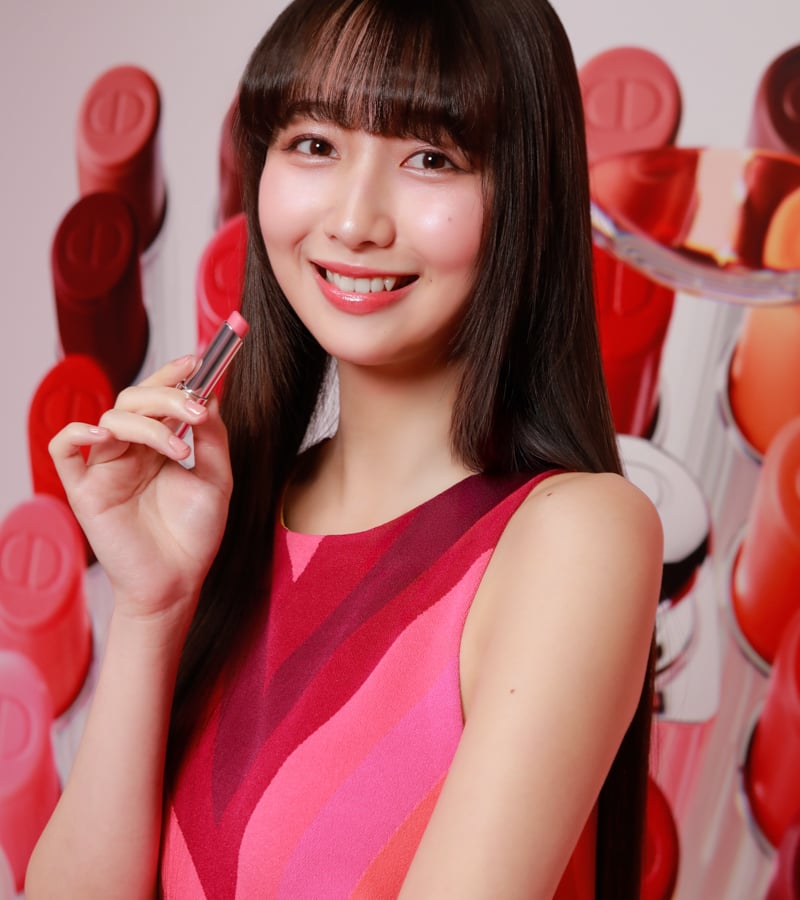 Cocomiの唇を彩る フレッシュな新「ディオール アディクト リップ グロウ」