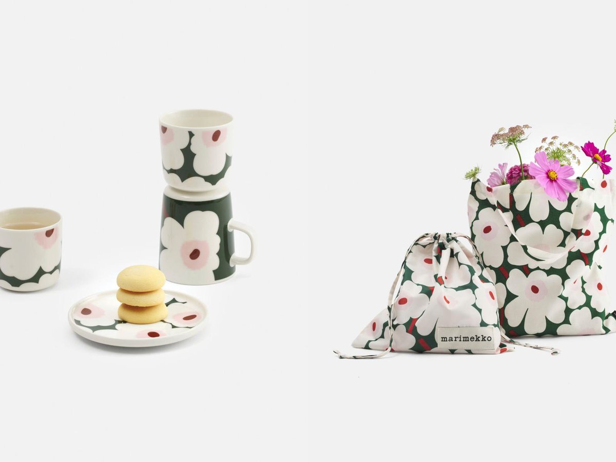 【新品Marimekko】Unikko柄　イタリア製 marimekko-unikko-home-