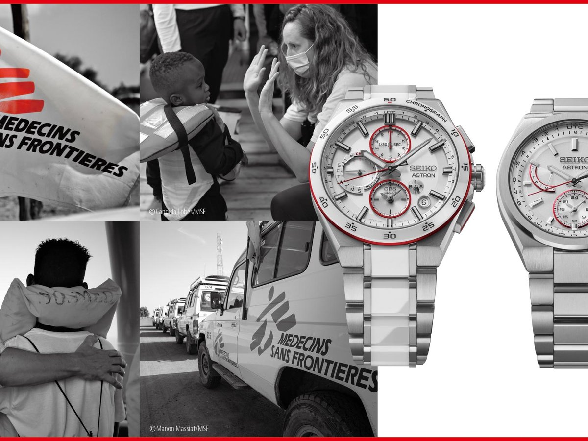 セイコー アストロンが国境なき医師団とコラボ アイコンカラーのレッド
