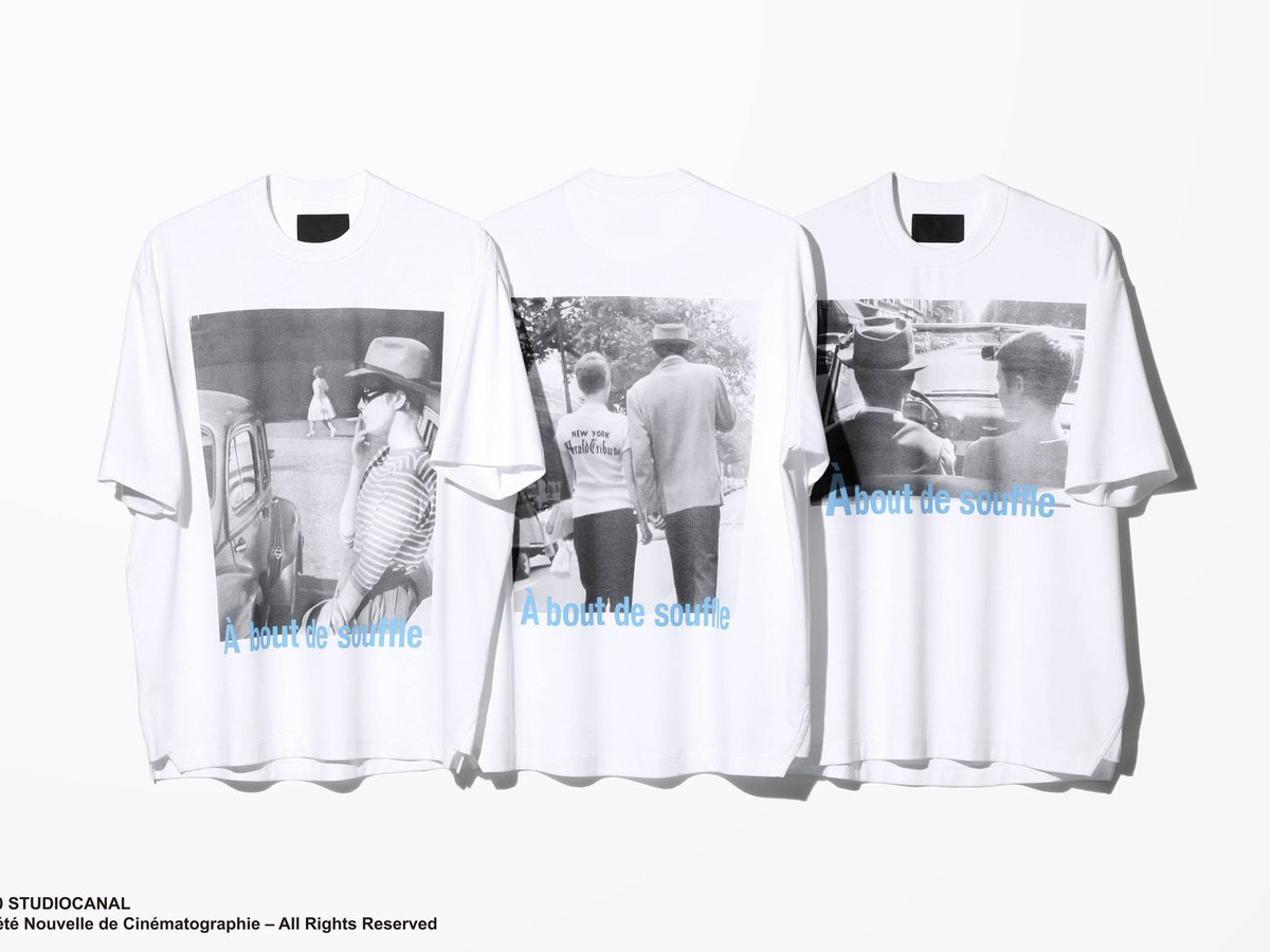 ランバン コレクション メンズと映画「勝手にしやがれ」がコラボT