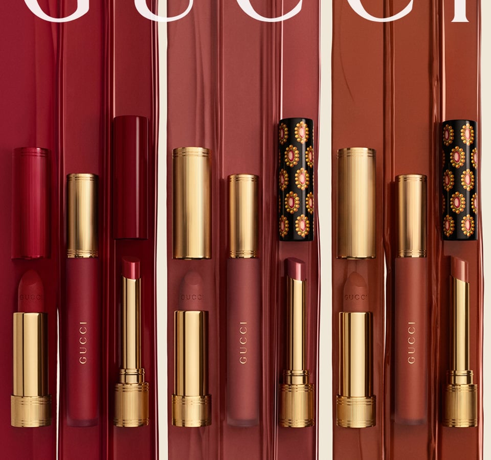 グッチ ビューティ」がアイコンレッドのグッチ ロッソ アンコーラから2