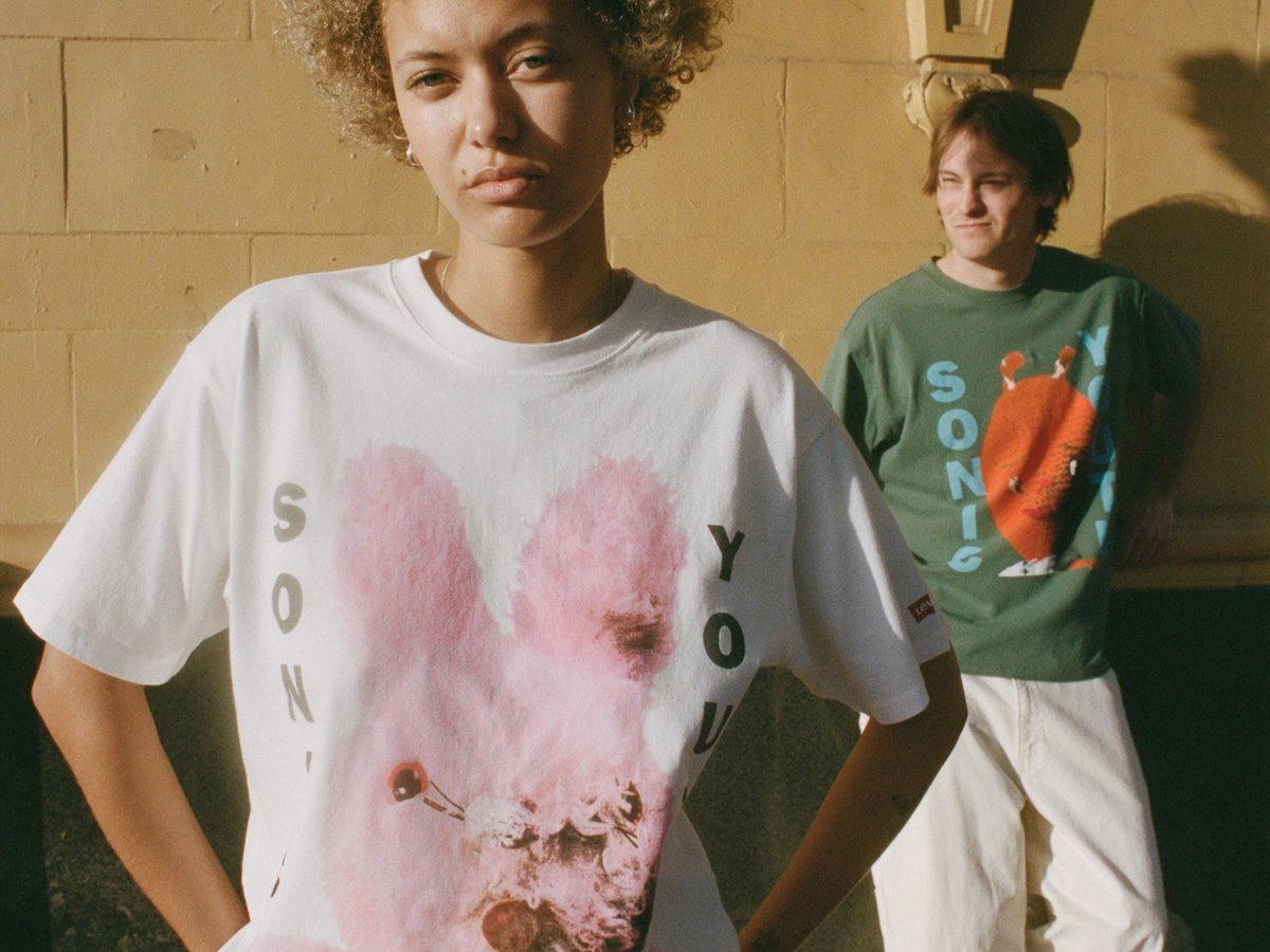sonic youth ソニックユース リーバイス コラボ Tシャツ levis levis-band-tee-collection-
